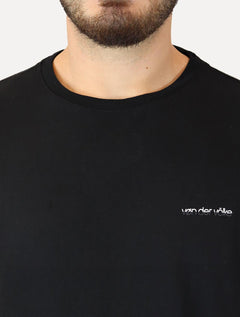 Camiseta Von der Volke Masculina Origineel Assinatura Duo Preta