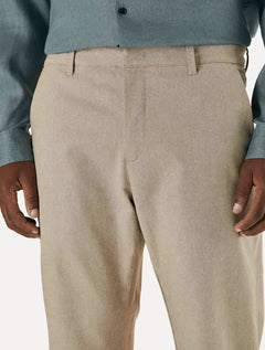 Calça Foxton Masculina Oxford Tóquio New Cáqui Claro