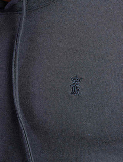 Moletom Sergio K Masculino Hoodie Uni Color Azul Marinho