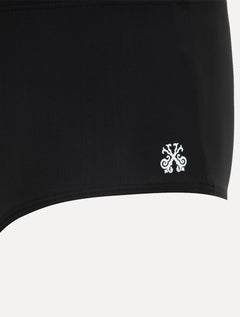 Sunga John John Masculina Lana Key Small Logo Lateral Preta