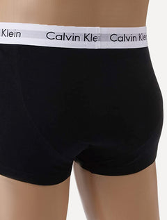 Cuecas Calvin Klein Underwear Plus Trunk Stretch Branca/ Preta/ Mescla Pack 3UN