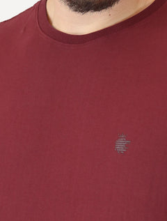 Camiseta Von der Volke Masculina Origineel Lion Stripe Marsala