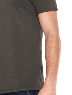 Camiseta Replay Masculina Basic Refil Chumbo