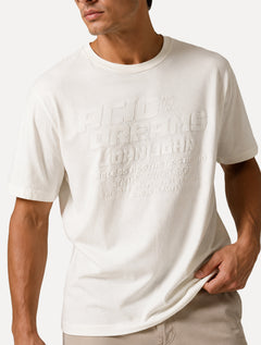 Camiseta John John Masculina Regular Fit Acid Dreams Off White