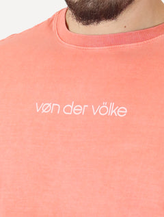 Camiseta Von der Volke Masculina Origineel Linear Brand Salmão