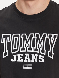 Camiseta Tommy Jeans Masculina Arc Entry Graphic Preta