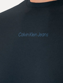 Camiseta Calvin Klein Jeans Masculina Institutional New Logo Azul Marinho