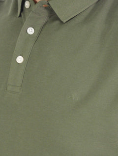 Polo Aramis Masculina Cotton Piquet Basic Verde Militar