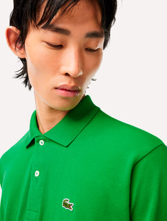 Polo Lacoste Masculina L.12.12 Verde Bandeira