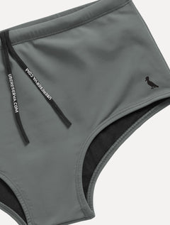 Sunga Reserva Masculina Lisa Cinza Médio