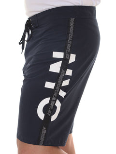 Bermuda Aeropostale Masculino Boardshorts NYC Aero Tape Azul Marinho
