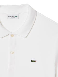 Polo Lacoste Masculina Malha Regular Fit Light Pima Cotton Branca