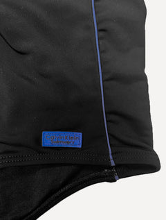 Sunga Calvin Klein Swimwear Blue Tag Pocket Preta