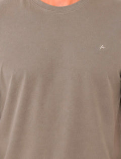 Camiseta Aramis Masculina Basic Lisa Mono Icon Areia Médio