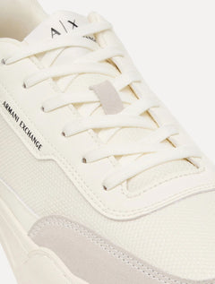 Tênis Armani Exchange Masculino Sneakers Low Pipe Off-White