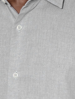 Camisa Aramis Masculina Slim Algodão Willis Chumbo