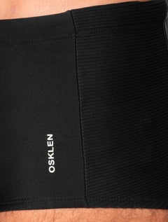 Sunga Osklen Masculina Cut Texture Light Logo Preta