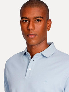 Polo Aramis Masculina Regular Basic Piquet Azul Claro