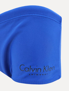 Sunga Calvin Klein Swimwear Lisa CKS Logo Azul Royal