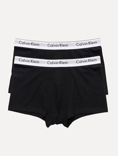 Cuecas Calvin Klein Trunk Modern Cotton Preta Pack 2UN