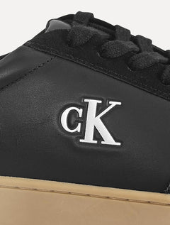 Tênis Calvin Klein Jeans Masculino Palito Embossed CK Preto