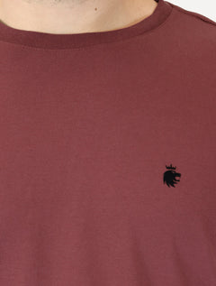 Camiseta Von der Volke Masculina Origineel Velvet Dark Lion Bordô