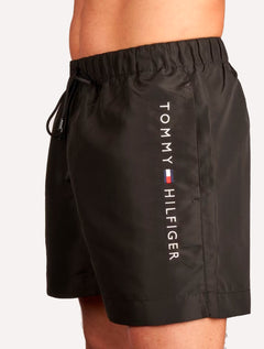 Short Tommy Hilfiger Masculino Long Drawstring Core Logo Preta