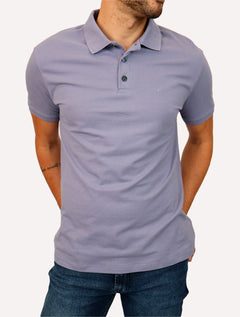 Polo Ellus Masculina Piquet Classic Easa Blue Vintage Azul