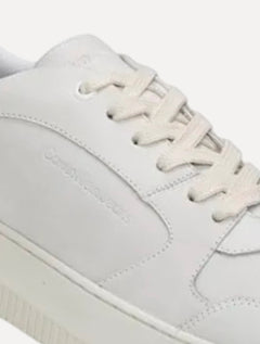 Tênis Calvin Klein Masculino Couro Chunky Unicolor Off-White