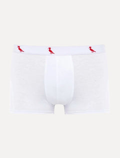 Cueca Reserva Masculina Boxer Red Woodpecker Cotton Branca