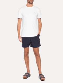 Short Tommy Hilfiger Masculino Regular Fit Long Drawstring Azul Marinho