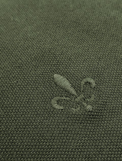 Polo Dudalina Piquet Essentials Cotton Basica Modal Verde Escuro