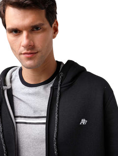 Moletom Aeropostale Masculino Hoodie Full-Zip A87 Preto