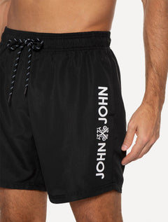 Short John John Masculino Glam Rock Preto