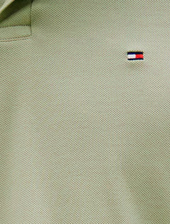 Polo Tommy Hilfiger Masculina Regular Piquet 1985 Verde Médio