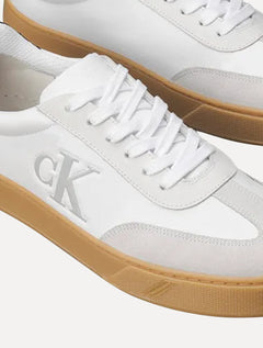 Tênis Calvin Klein Jeans Masculino Palito Embossed CK Branco