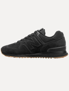 Tênis New Balance Masculino Casual Suede U574v2 All Black Preto