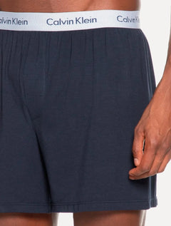 Cueca Calvin Klein Samba Canção Modal Logo Mescla/Marinho1UN