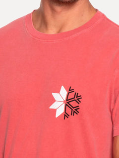 Camiseta Osklen Masculina Regular Stone Snow Icon Vermelho