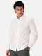 Camisa Tommy Hilfiger Masculina Regular Core Flex Poplin Branca