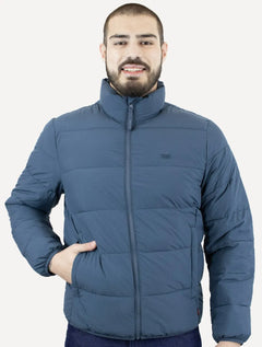 Jaqueta Levis Masculina Puffer Packable Quilted Azul Escuro
