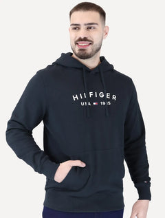 Moletom Tommy Hilfiger Masculino Fathers Day Hoodie Azul Marinho