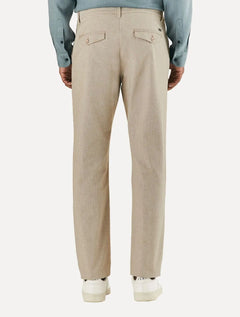 Calça Foxton Masculina Oxford Tóquio New Cáqui Claro