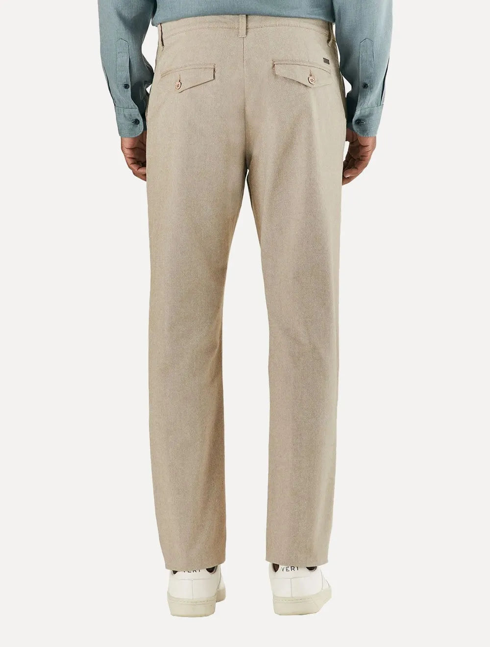 Calça Foxton Masculina Oxford Tóquio New Cáqui Claro