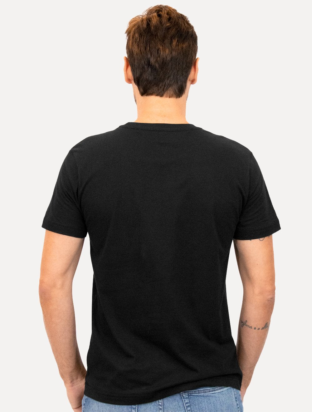 Kit Camisetas Tommy Hilfiger | Masculina Core/Stack Logo Azul Marinho/Preta