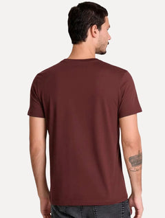 Camiseta John John Masculina Slim Fit Street Vinho