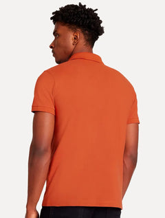Polo Aramis Masculina Basic Piquet Terracota