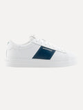 Tênis Empório Armani Masculino Recorte Blue Lateral Branco