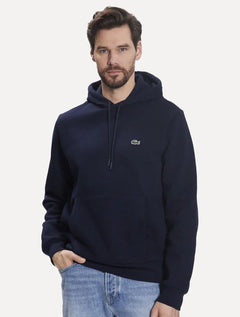 Moletom Lacoste Masculino Hoodie Classic Fit Azul Marinho
