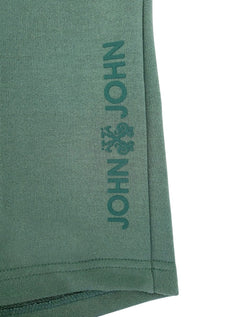 Bermuda John John Masculina Moletom New Basic Print Verde